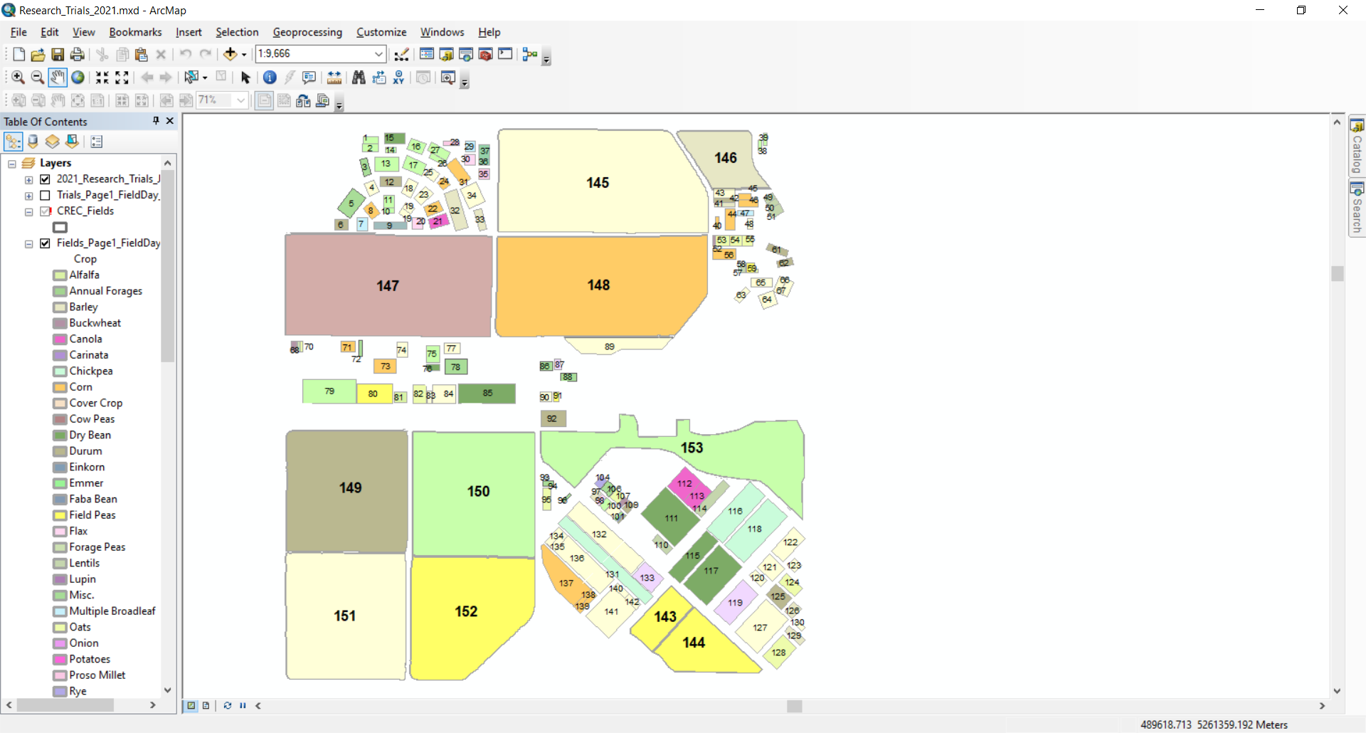 A screen capture from ArcGIS Online map editing screen.