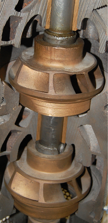 illustration of a deep-well turbine pump