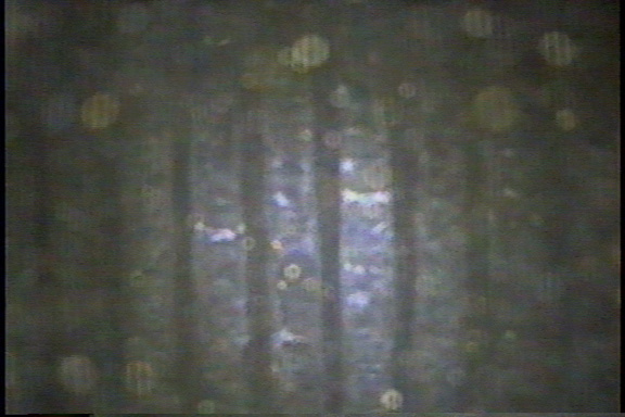 encrusted well screen close up