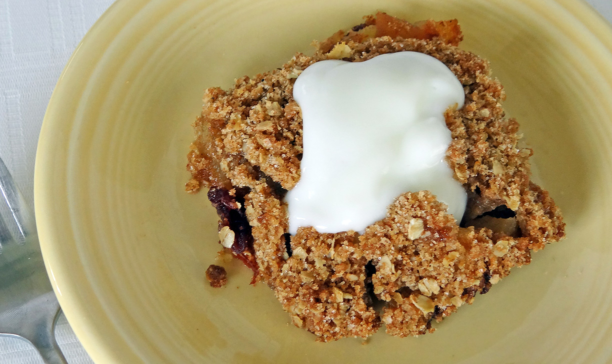 Apple Cranberry Crisp