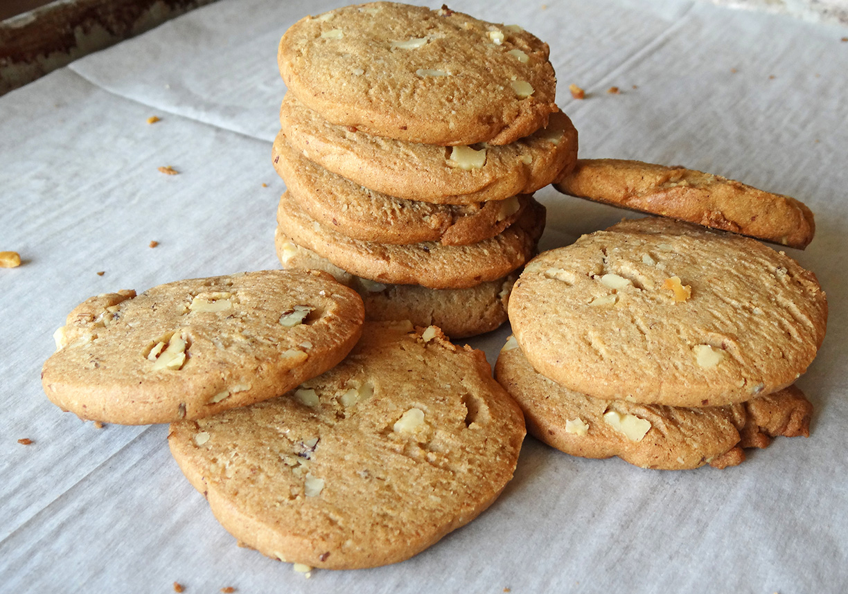 Black Walnut Refrigerator Cookies