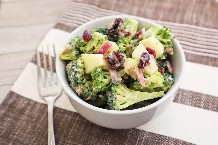 Creamy Broccoli and Apple Salad