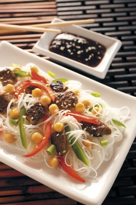 Steak and Chickpea Stir-Fry