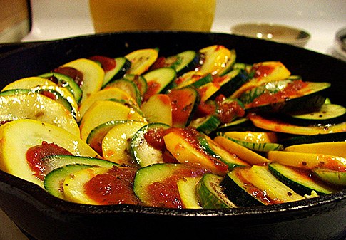 Corn, Zucchini and Tomato Pie*