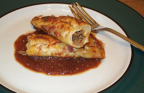 Sour Cream Chicken Enchiladas*