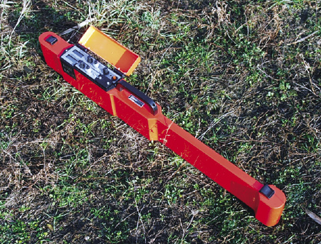 Electro-magnetic soil sensor. 