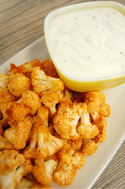 Cauliflower Buffalo Bites