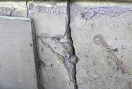 basement crack