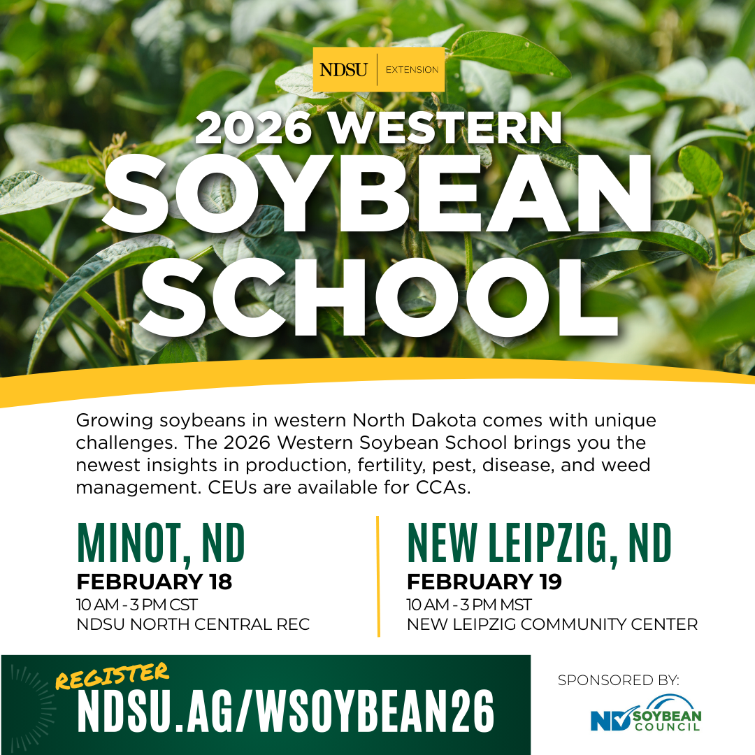 2026 Western Soybean School Flyer