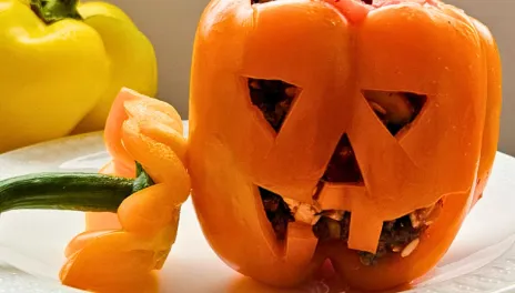 Crockpot Greek Stuffed Peppers Photos