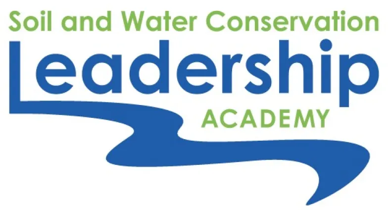 Soil and Water Conservation Leadership Academy logo with the bottom of the 