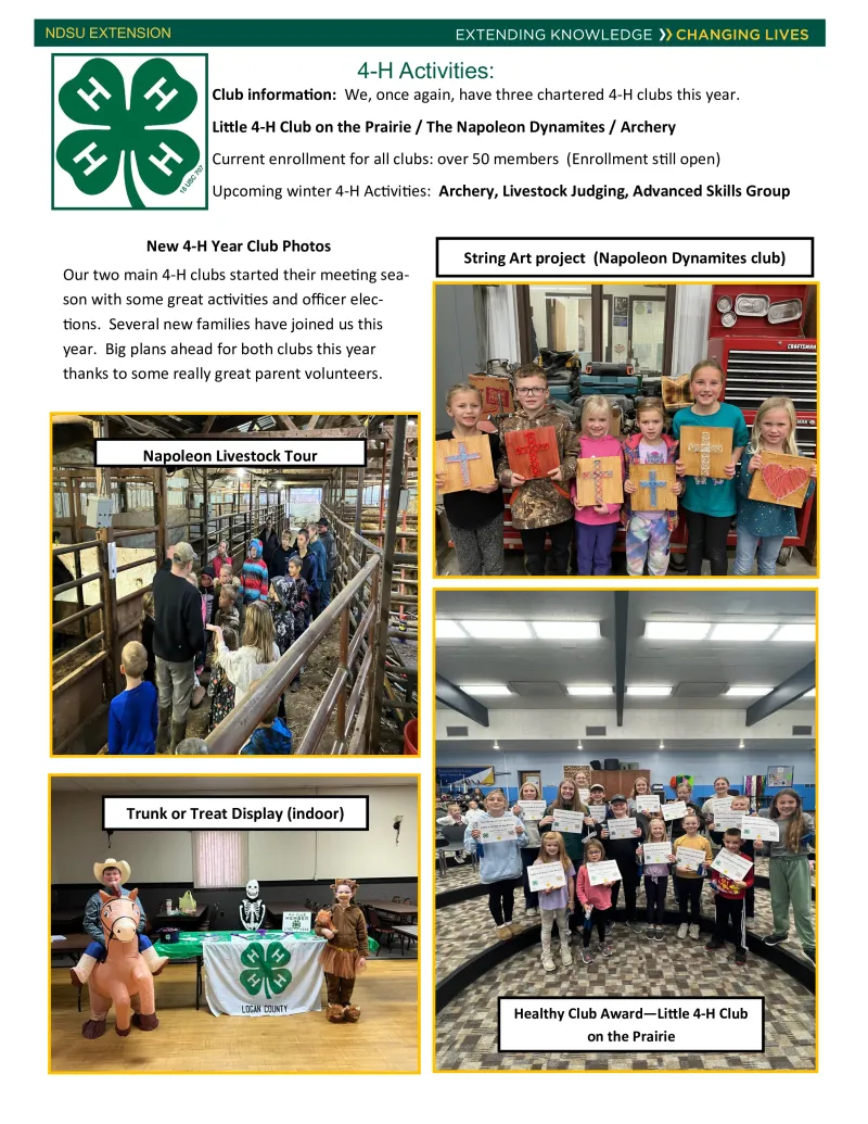 Logan County 4th Quarter Narrative 2025, page 2