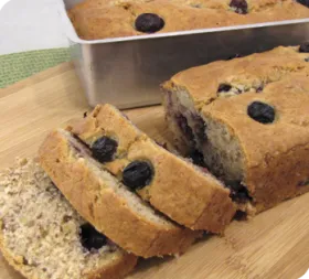 Banana Blueberry Bread