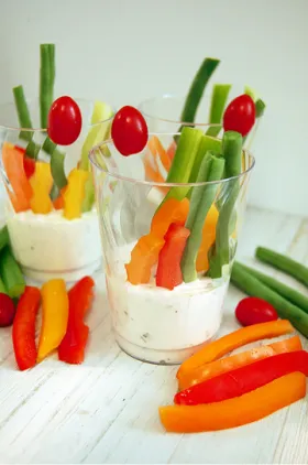 Vegetable Dip Cups