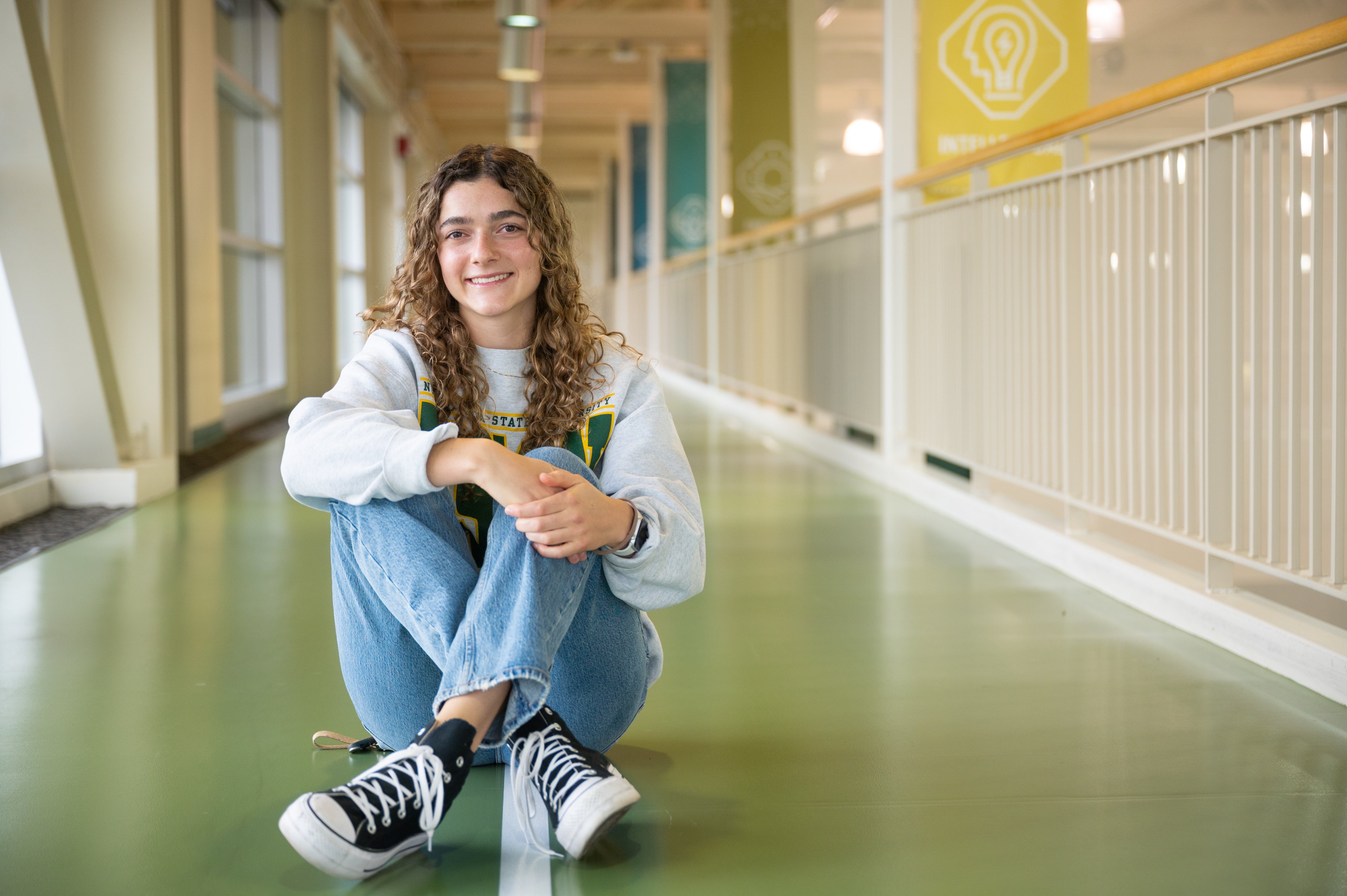 Photo of Anna Kessel on campus