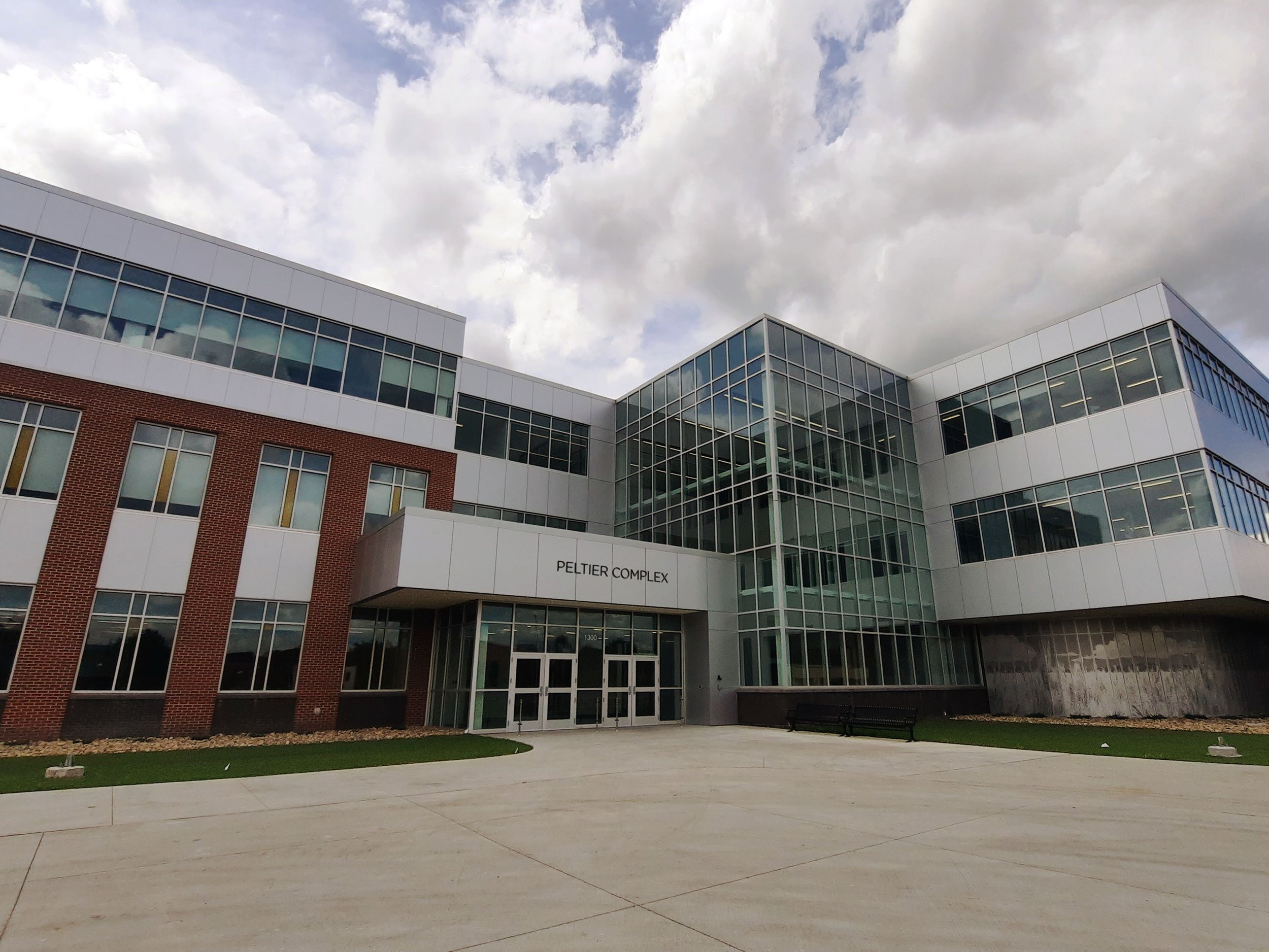 Peltier Complex building from the front