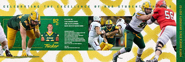 Lane Tucker excellence graphic