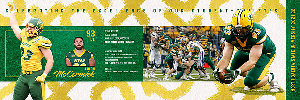 Logan McCormick excellence graphic