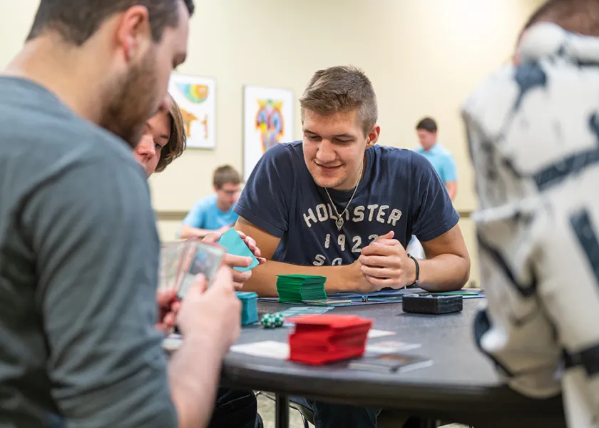 students taking part in a student club