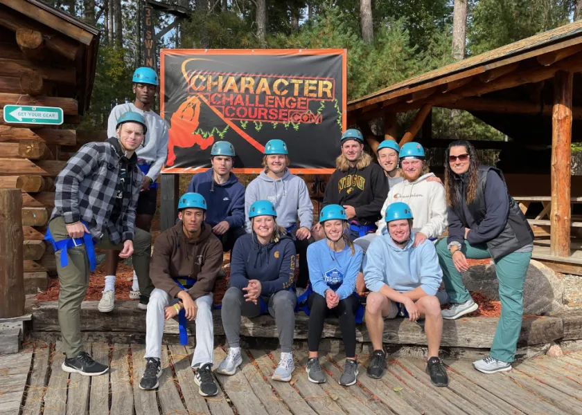 Character Challenge Course participants
