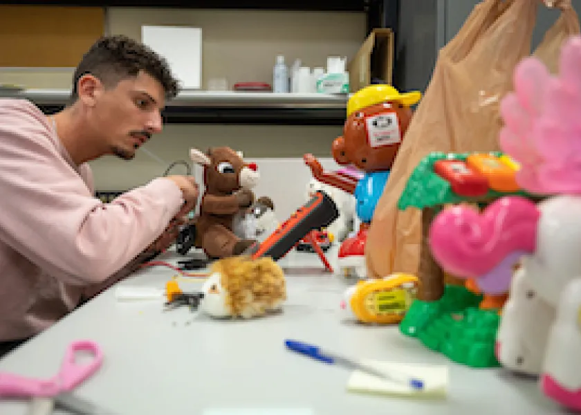Engineering students at North Dakota State University are putting their skills to the test to make the holiday season more enjoyable for children of all abilities