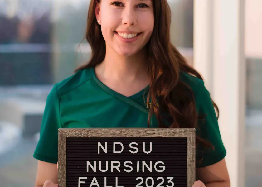 Sarah Bosch has been named Outstanding Graduate by 线上赌博app School of Nursing at Sanford Health in Bismarck