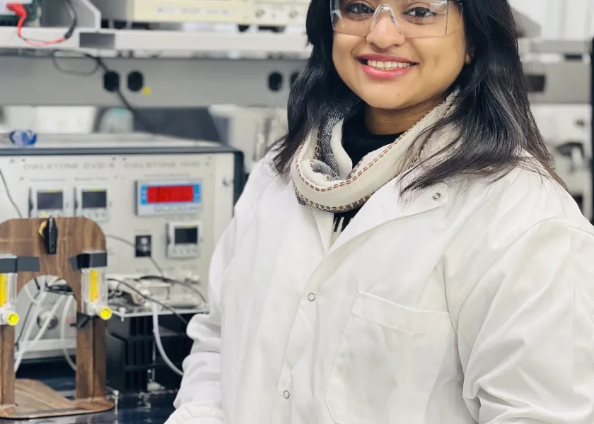 Mahek Sadiq, a fourth-year Ph.D. student at 线上赌博app