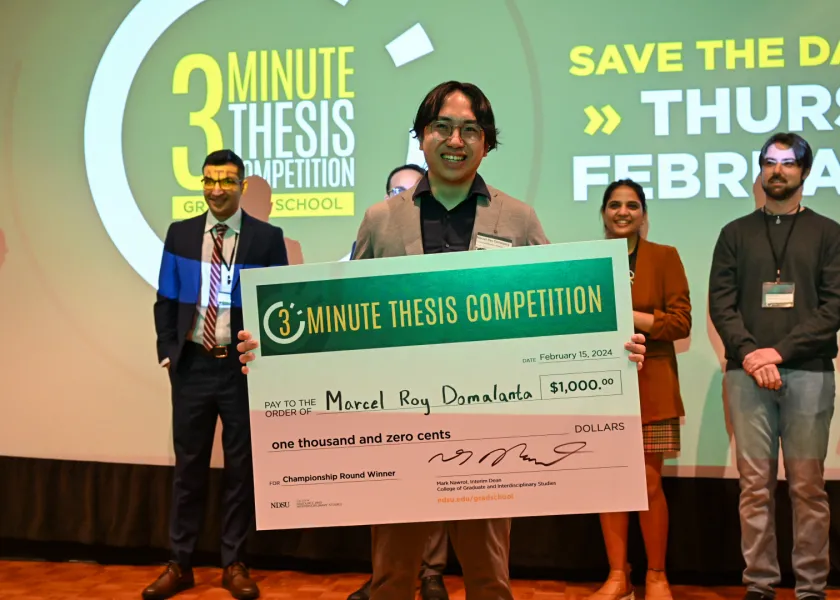 Marcel Roy Domalanta, doctoral student in coatings and polymeric materials 