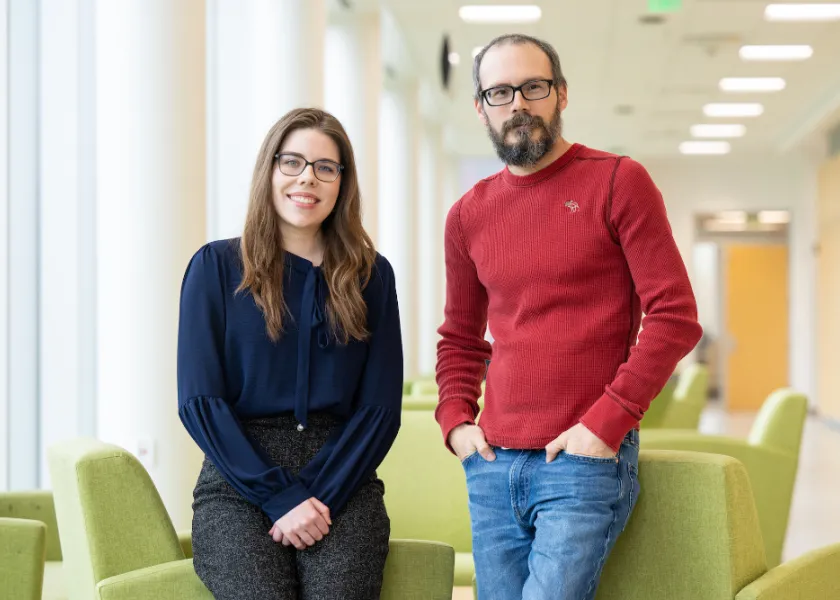 Faith Scheuer and Jonathon Ross