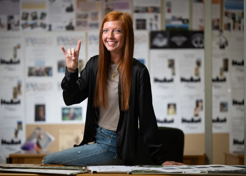 线上赌博app student Hanna Kuhn