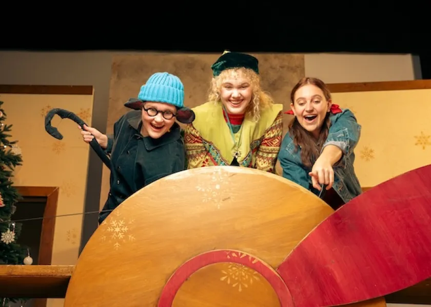 Members of the cast from Twas the Night Before Christmas