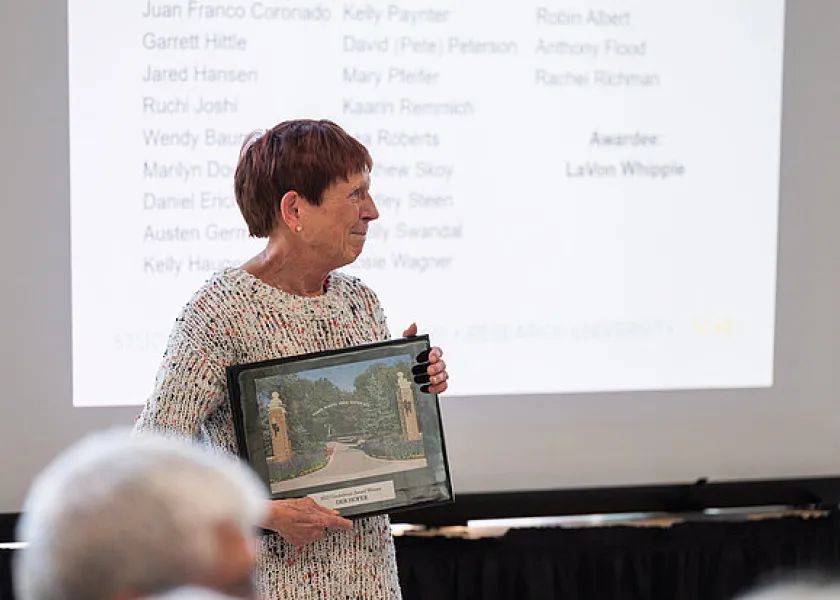 Mary McCannel Gunkelman Recognition Award winner Deb Hofer