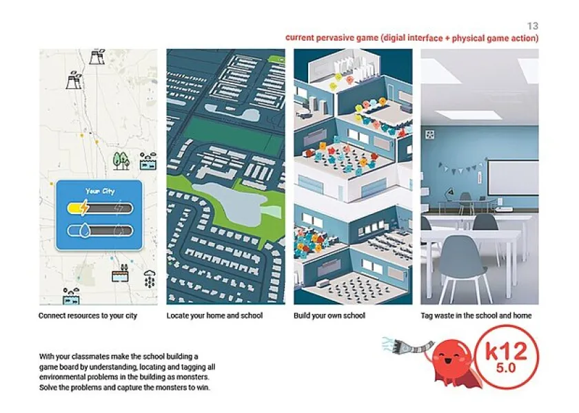 school building board game created by students