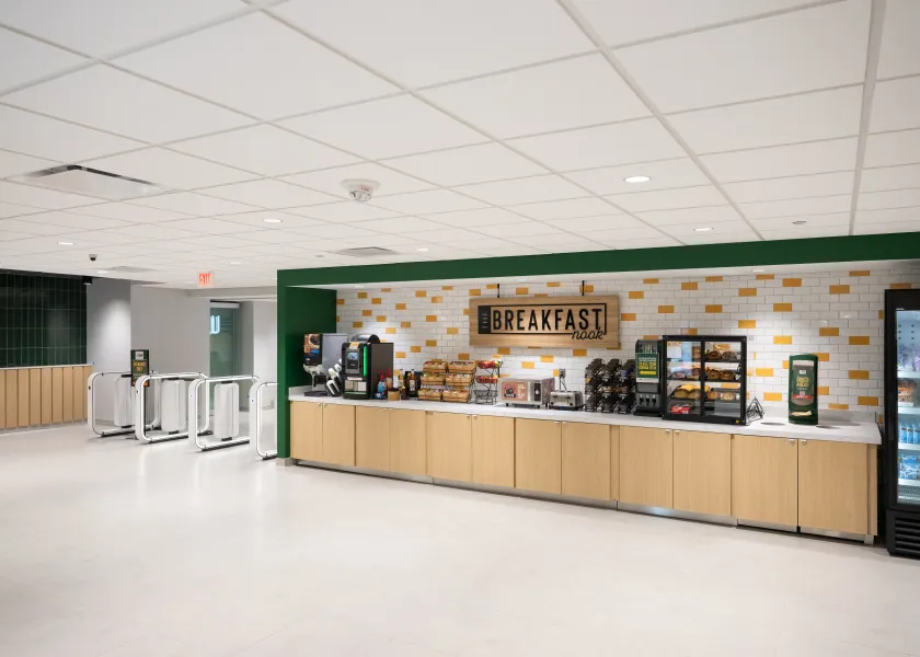 breakfast nook in the union market