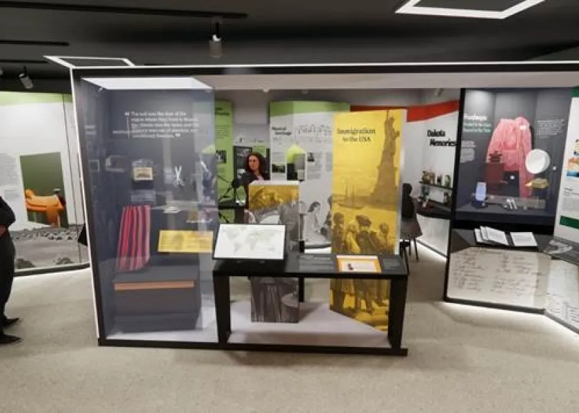 Renderings of the upcoming Germans from Russia exhibit.