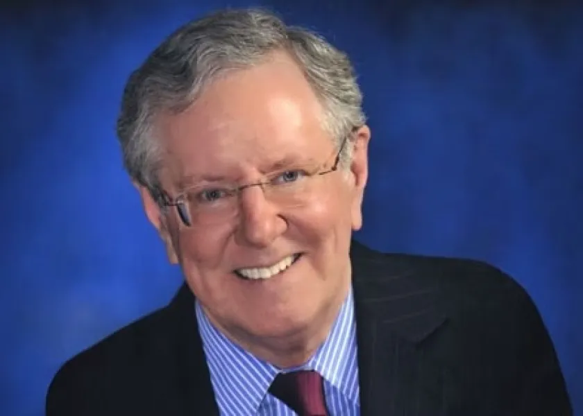Steve Forbes, the chairman and Editor-in-Chief of Forbes Media, poses for a headshot.