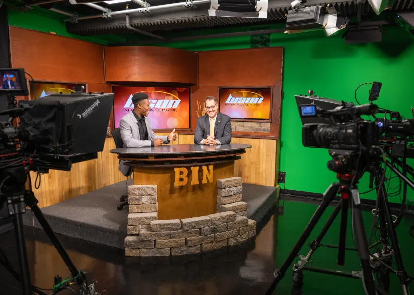 President Cook on the Bison Information Network (BIN)
