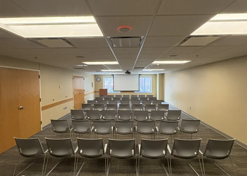 Badlands room row seating arrangement