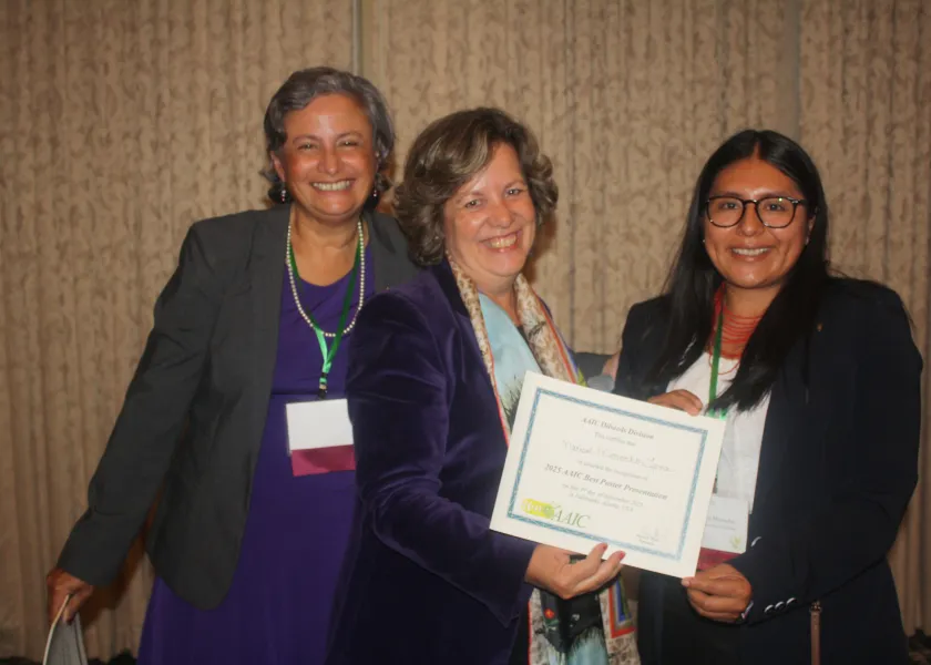 Marisol Morocho Lema best graduate student poster award AAIC Conference 2025