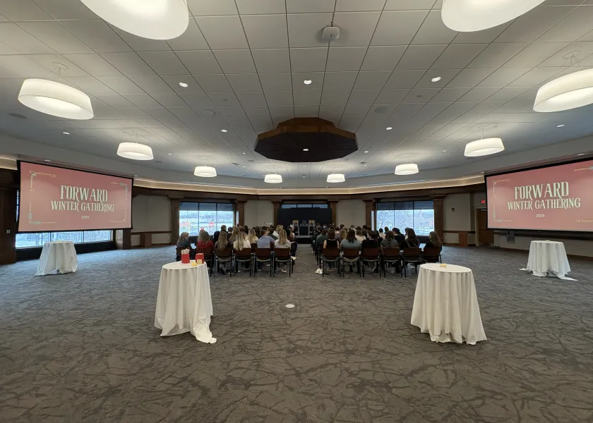 Louise Auditorium Row seating arrangement