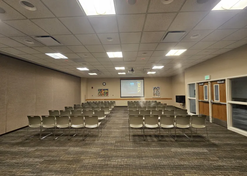 Rose room with Row Seating arrangement