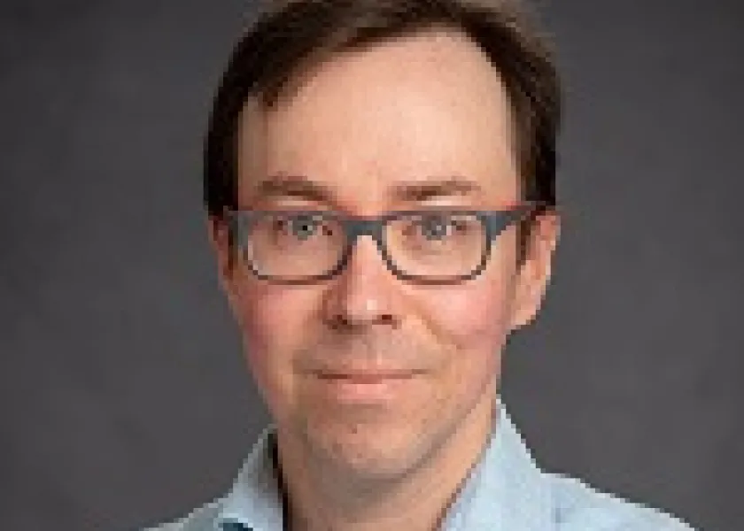 Dr. Ben Balas confidently staring at the camera