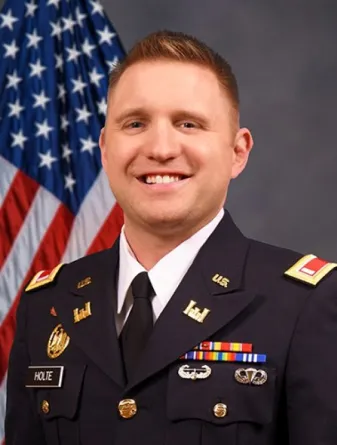 First Lieutenant Cody Holte in Army uniform