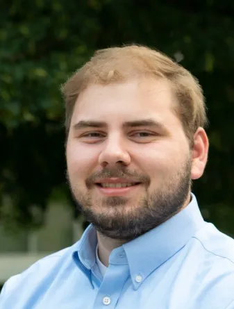 Jacob smiling at the camera.