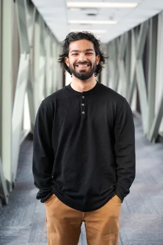 Aditya Goyal, a doctoral student in materials and nanotechnology