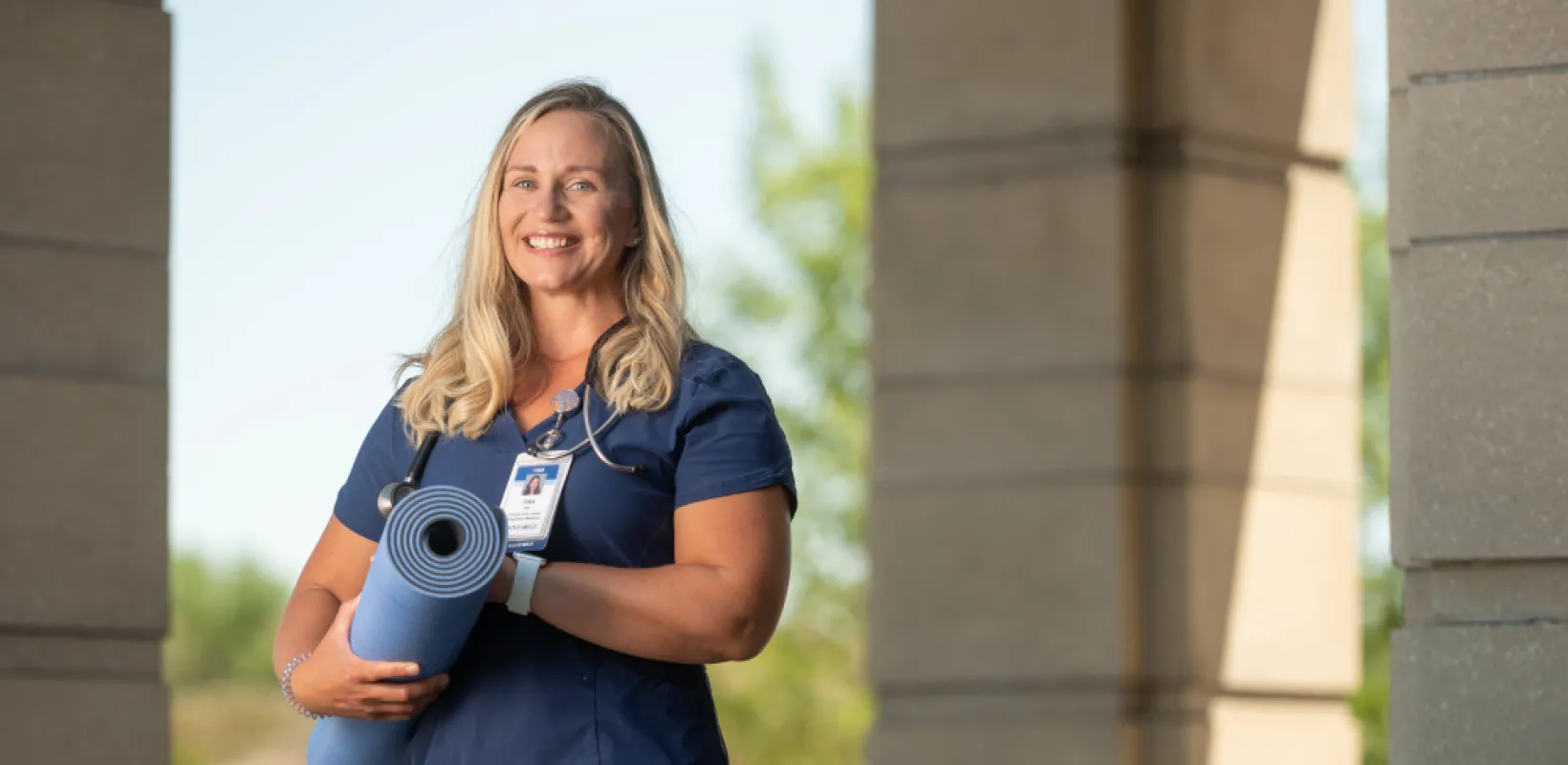nursing student Tina Hoff