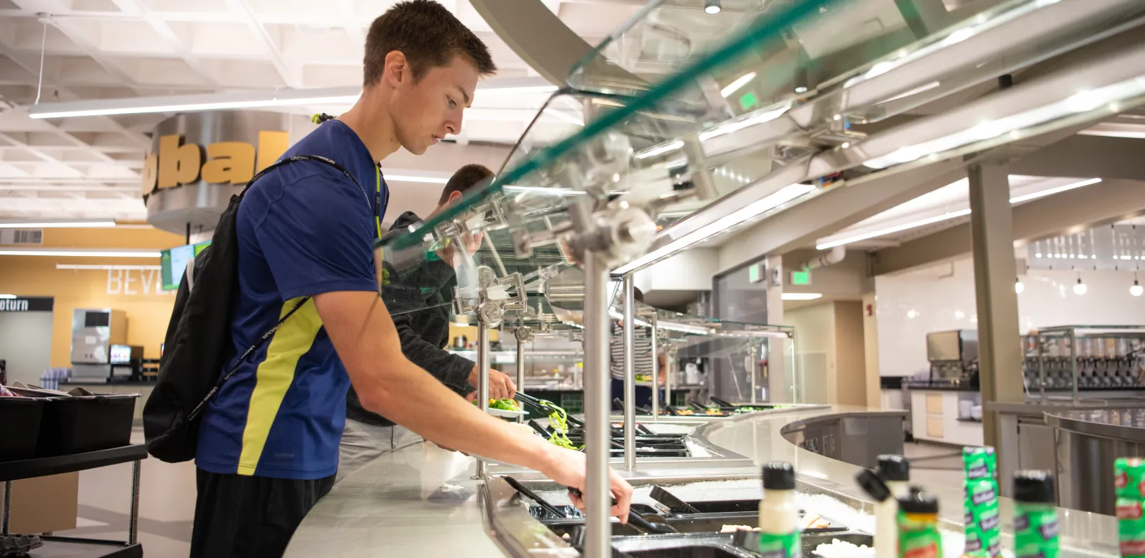 West dining center salad bar