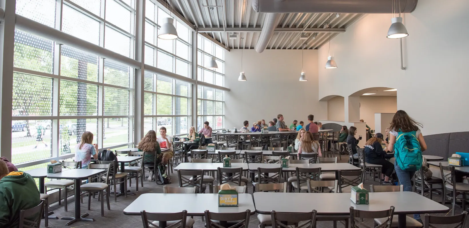 Residence Dining Center atrium