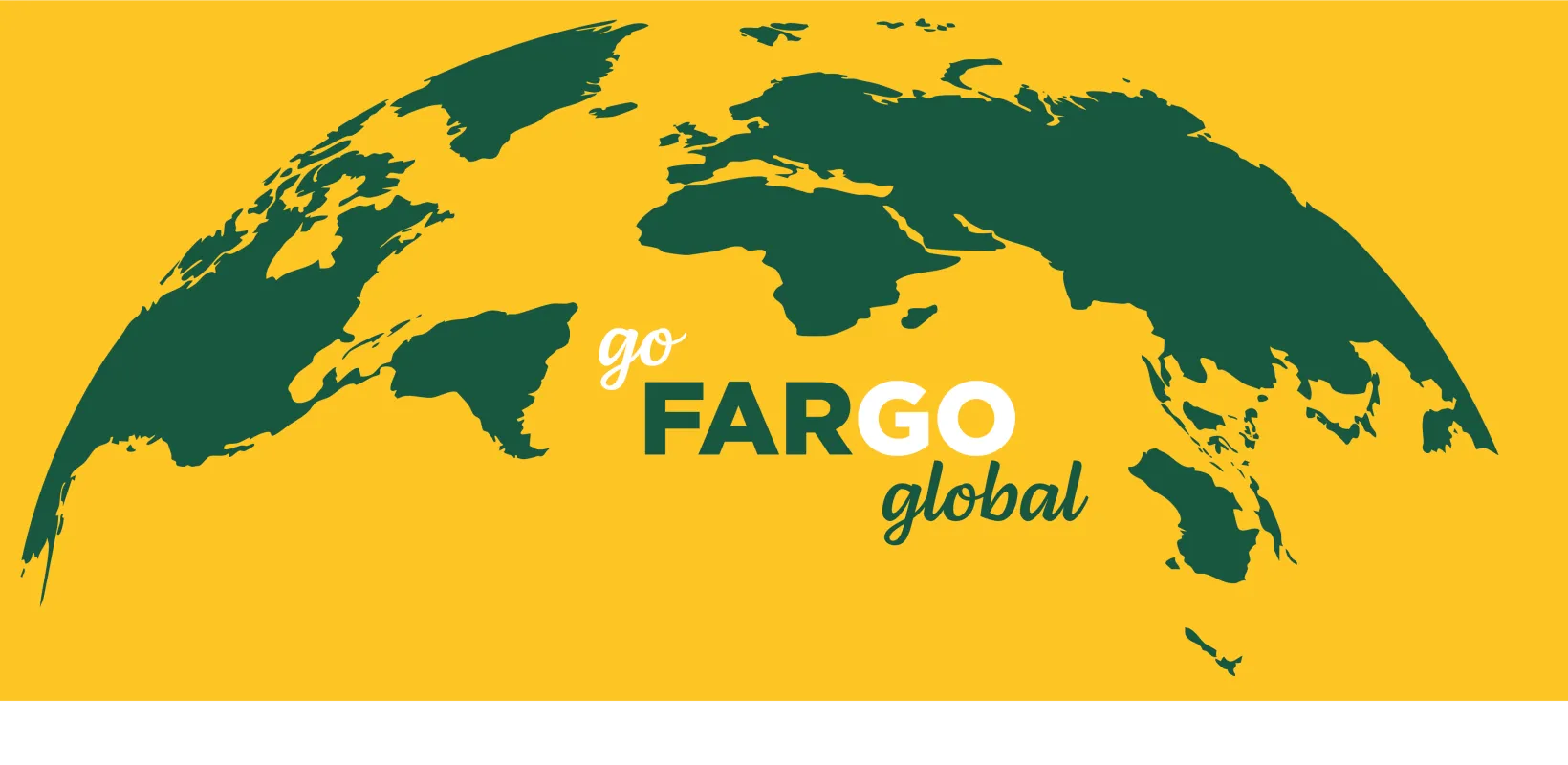 go far go global logo with yellow background