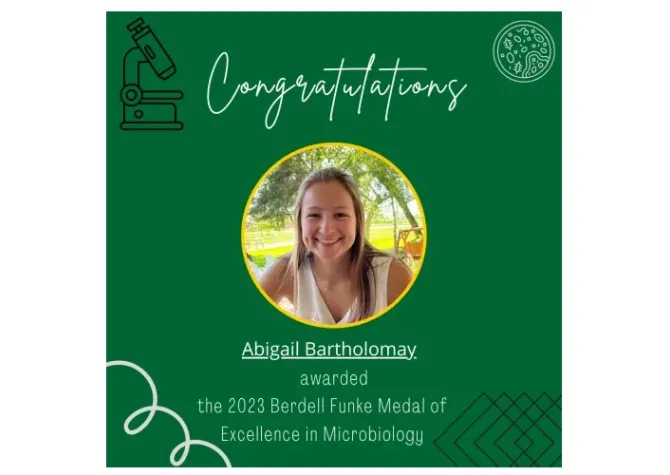 2023 Funke Award Winner Abigail Bartholomay Resized